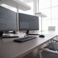 4K Monitor vs. 1440p Monitor: Which Should You Buy? 13 Comparing a 4k monitor vs. 1440p monitor setup on a modern desk