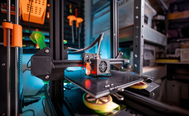 The Best 3D Printers for 2026: Unleash Your Creativity 3 A person inspecting a model being created by one of the best 3d printers.