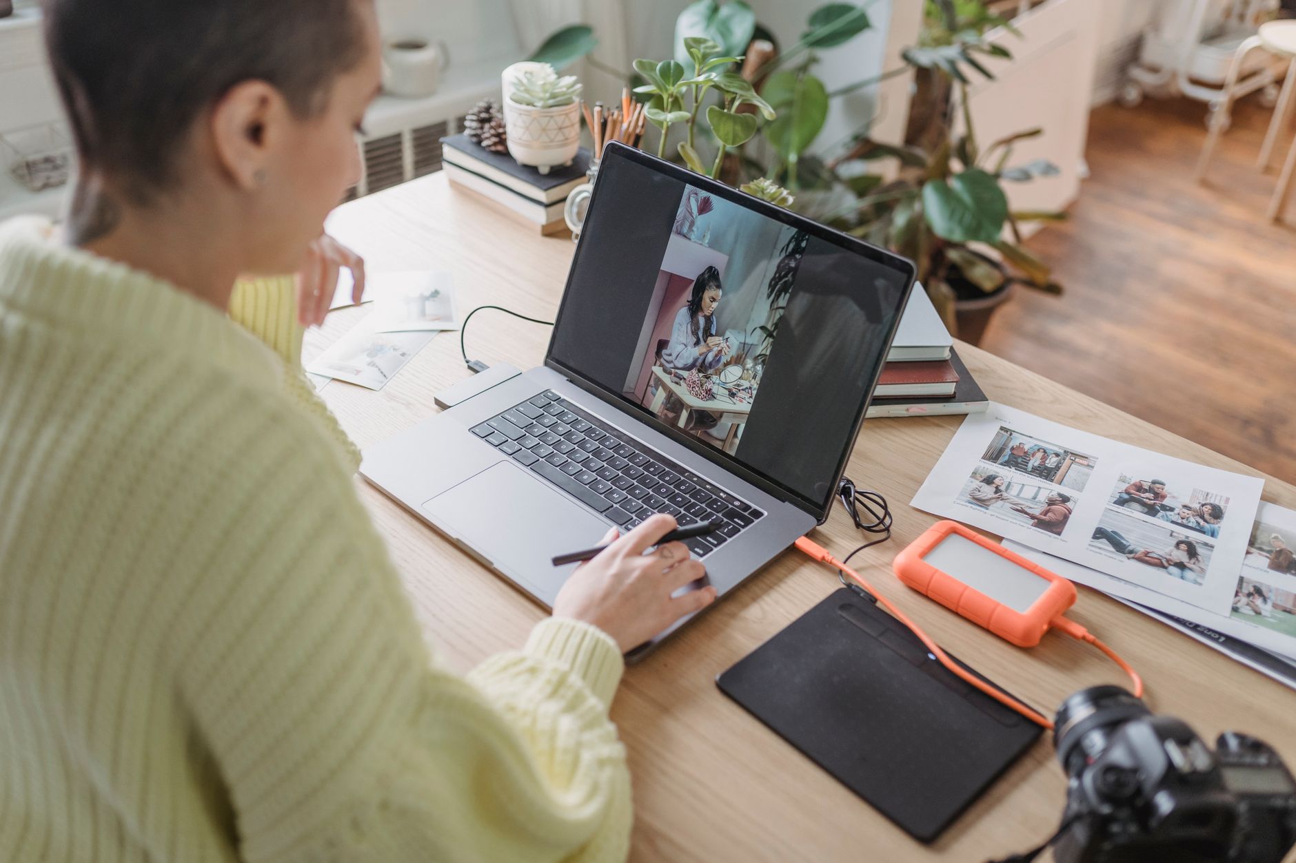 The Best Portable Monitors for 2026: Your Ultimate Mobile Display Guide 2 Portable monitors - A person working remotely with a portable monitor setup, enhancing productivity.
